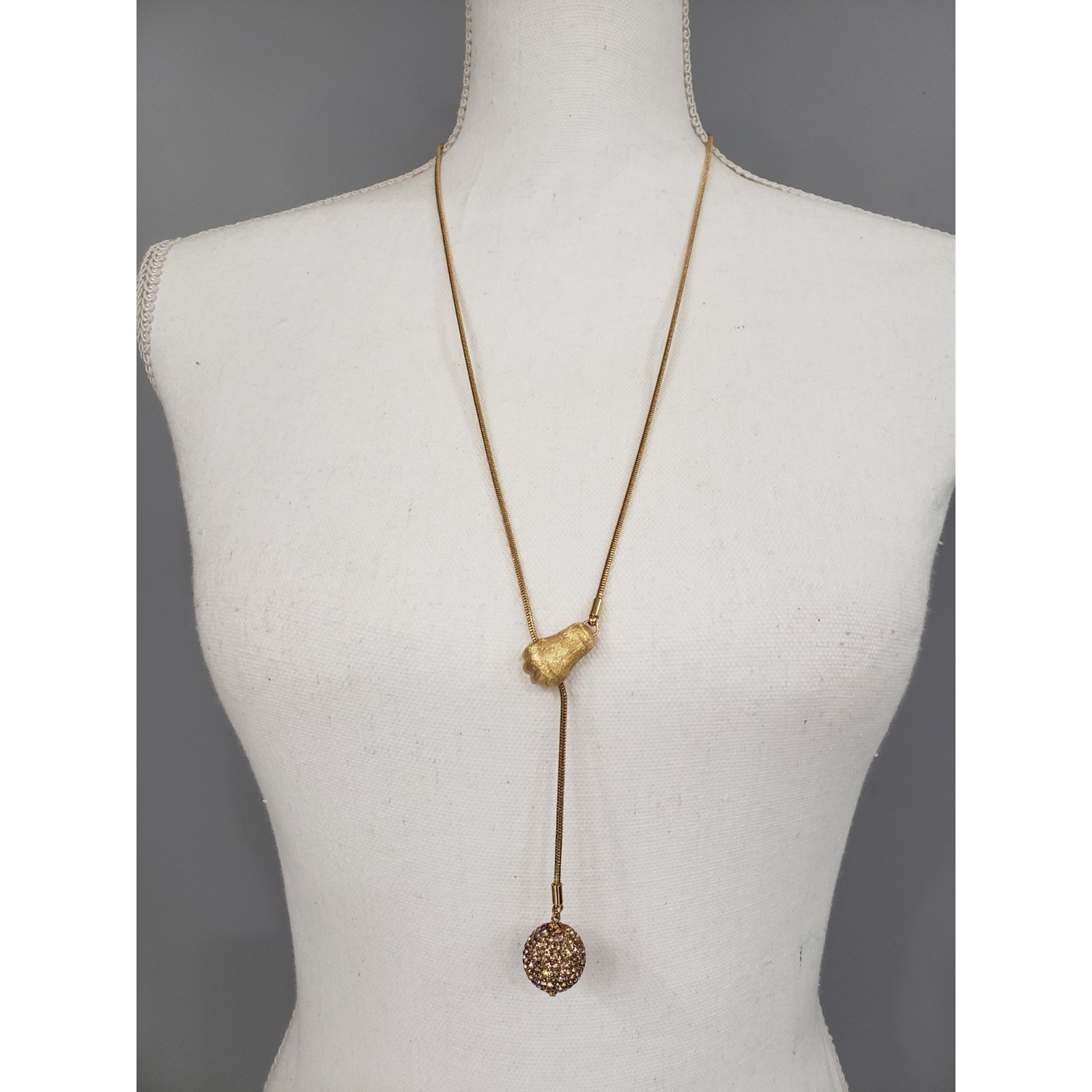 New Kate Spade House Cat Paw Gold Size 30 Inches Necklace